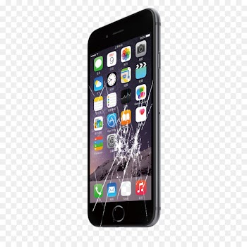 iPhone 4 Smartphone 4G Apple LTE - Black broken screen phone 
