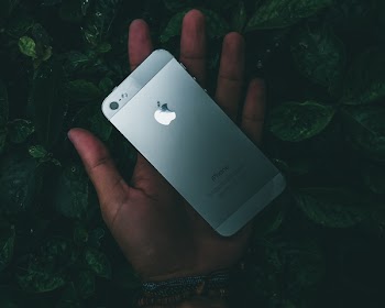 Iphone 5 on Person's Palm