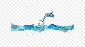 iPhone 6 Plus Whale Wave Illustration - Waves and fish 