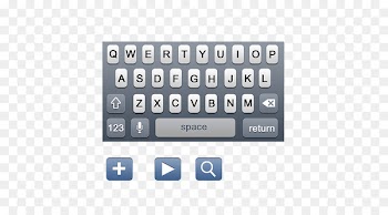 iPhone 6S Computer keyboard Push-button iOS - Keyboard picture 