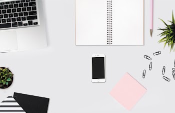 Iphone and Pink Sticky Note