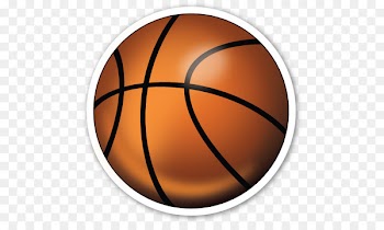 iPhone Emoji Basketball Sticker - objects 