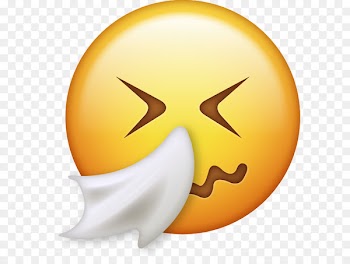 iPhone Emoji Emoticon Smiley Sneeze - Apple splash 