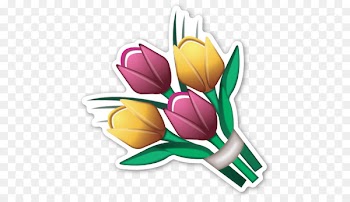 iPhone Emoji Emoticon Sticker Flower - mint flowers 