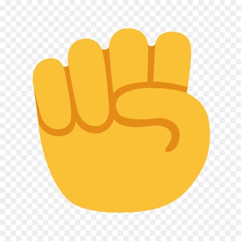 iPhone Emoji Raised fist Emoticon - hand emoji 