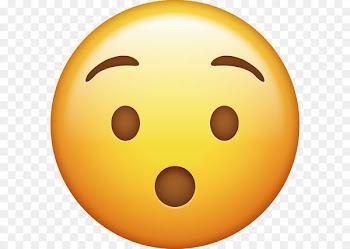 iPhone Emoji Smirk Emoticon - surprised 