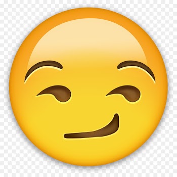 iPhone Emoji Smirk Sticker Emoticon - Face 