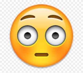 Iphone Emoji Sticker Smiley Emotion - Big Eyes Emoji Png - Free ...