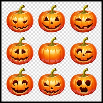 IPhone Halloween Pumpkin Jack-o'-lantern, Halloween pumpkins transparent background PNG clipart