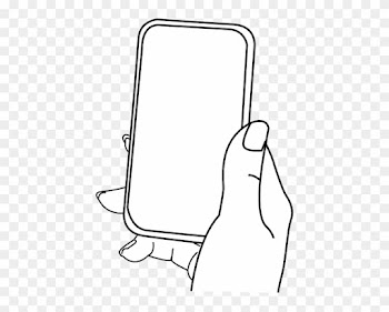Iphone Texting Clipart Image &amp;, Pictures - Cartoon Hand Holding Iphone