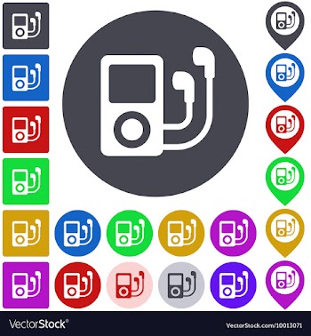 Ipod Icon Set vector image