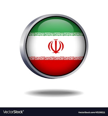 iran flag button