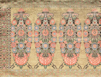 Iranian Scarf during the 17th century. Original from The Cleveland Museum of Art. Digitally enhanced by rawpixel.
