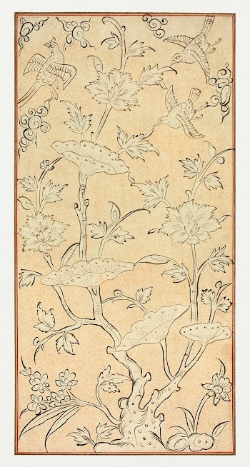 Iranian Textile (ca. 1650). Original from the Los Angeles County Museum of Art. Digitally enhanced by rawpixel.