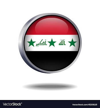 iraq flag button