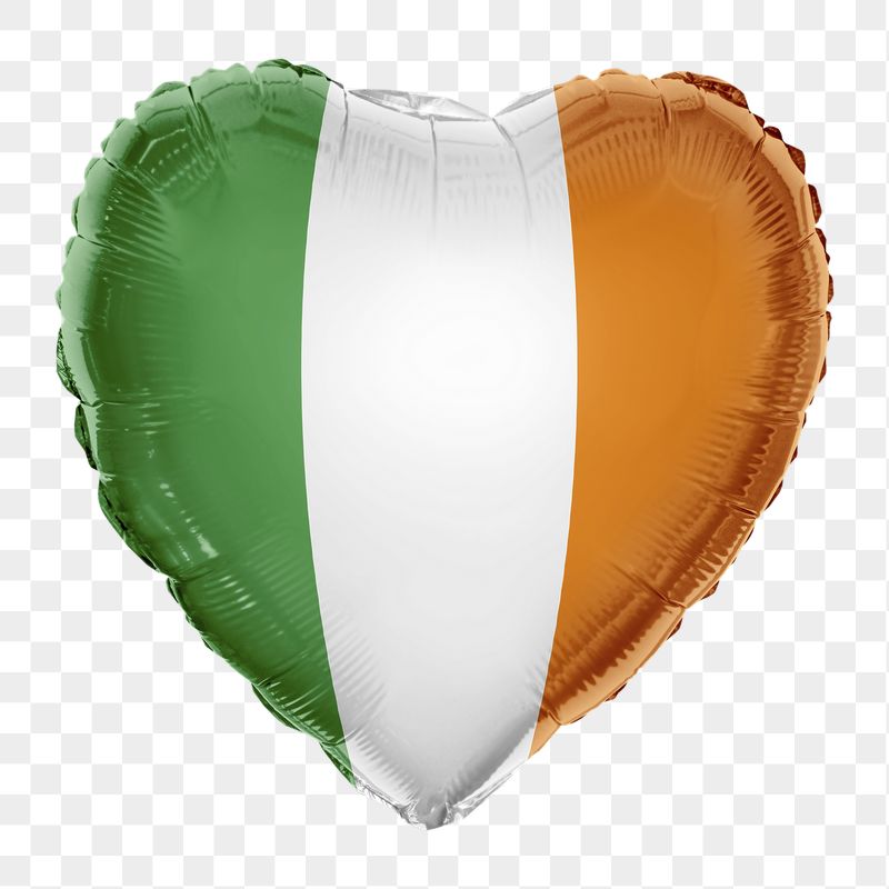 Ireland flag png balloon on transparent | Free PNG - rawpixel
