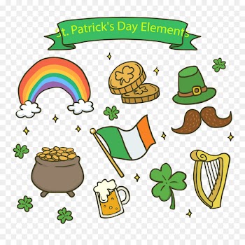 Ireland Saint Patricks Day Festival Drawing Clip art - St. Patrick's Day holiday elements 
