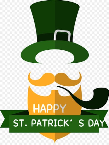 Ireland Saint Patricks Day Flat design Clip art - Patrick's Day cartoon label 