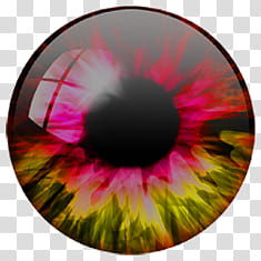Iris , pink and yellow abstract art transparent background PNG clipart