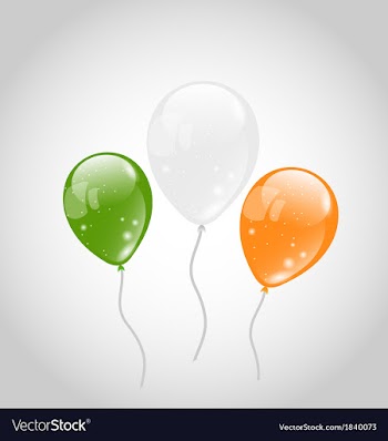  					Irish colorful balloons for St Patricks Day vector image														
