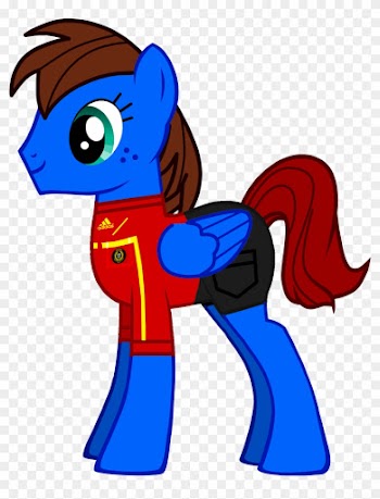 Irl, He's A Soccer Referee - Thomas The Tank Engine As A Pony