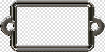 Iron , Creative silver iron frame transparent background PNG clipart