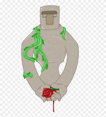 Iron Golem Side By Kittybirdycake - Iron Golem Holding Rose