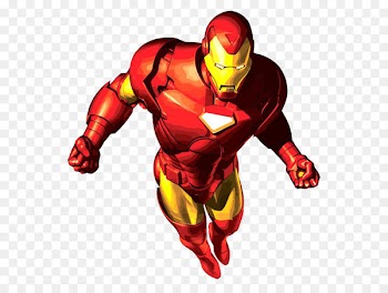Iron Man Cartoon Superhero Clip art - The flying iron man 