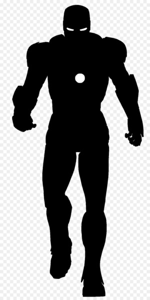 Iron Man Silhouette Superhero - man silhouette 