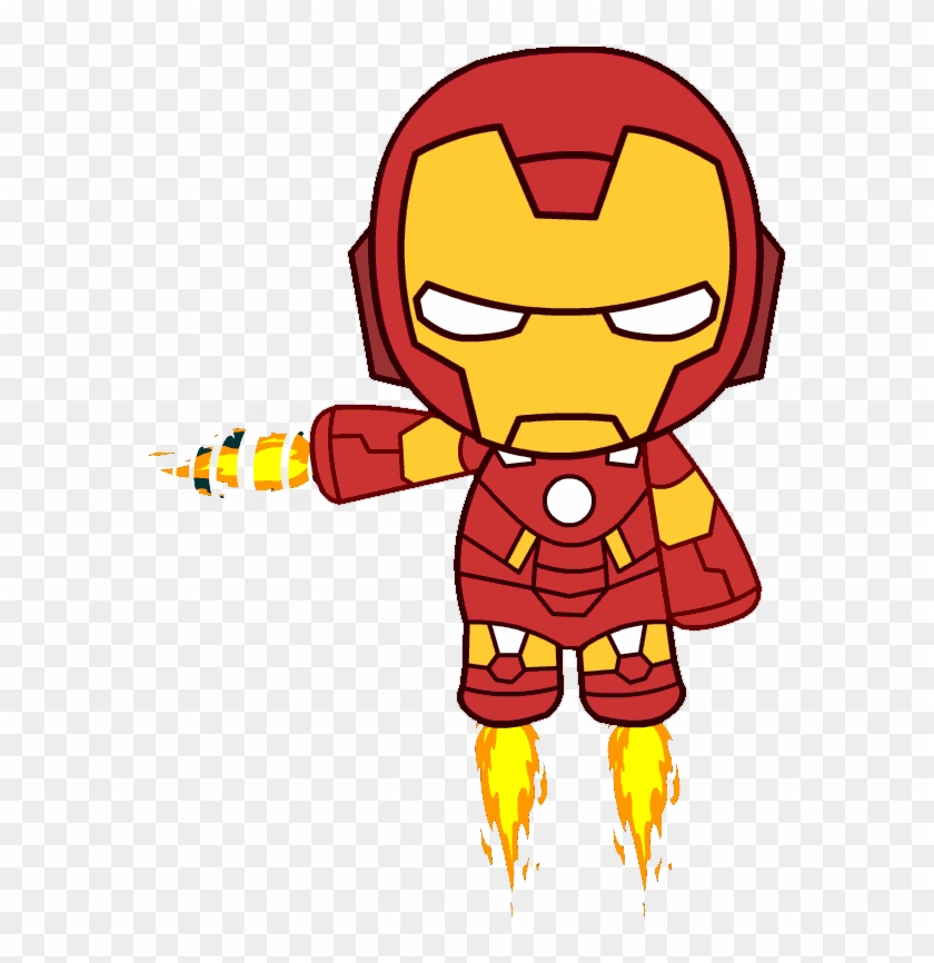 Iron Man Superhero Cartoon - Iron Man Animado Png