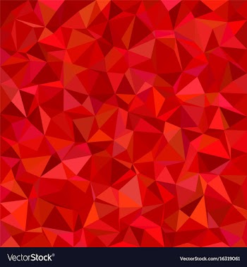 Irregular triangle tiled mosaic background vector image