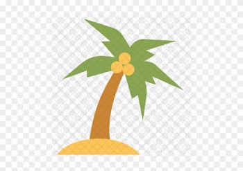 Island Icons - Coconut Tree Icon Png