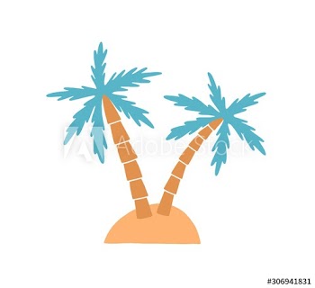 Island vector illustration