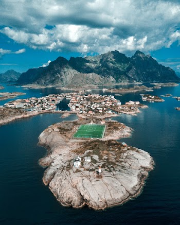Island With Sports Field