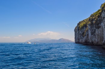 Islet With Background of Mountain