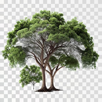 Isolate Trees PNG transparent background