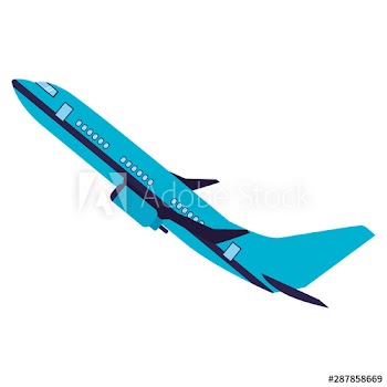Isolated airplane vector design