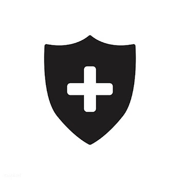 Isolated black medical insurance icon | Free stock vector - 457617
