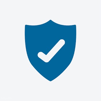 Isolated blue virus shield icon | Free stock vector - 457491