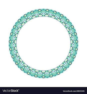 Isolated colorful abstract geometrical tiled vector image