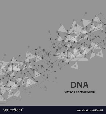 Isolated colorful chemical cells logo genetic vector image