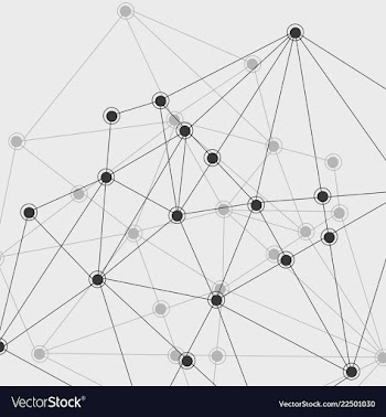 Isolated colorful chemical cells logo genetic vector image