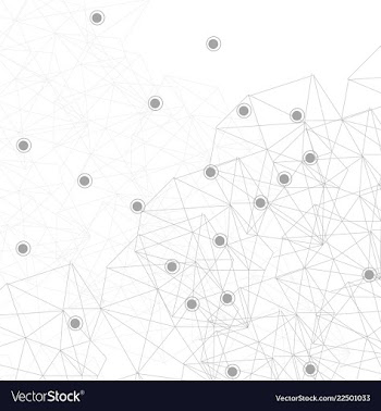 Isolated colorful chemical cells logo genetic vector image