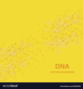 Isolated colorful chemical cells logo genetic vector image