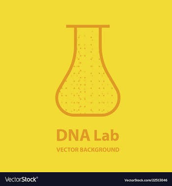 Isolated colorful chemical cells logo genetic vector image