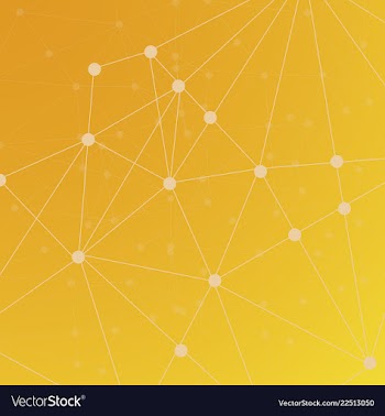 Isolated colorful chemical cells logo genetic vector image