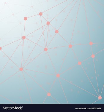 Isolated colorful chemical cells logo genetic vector image