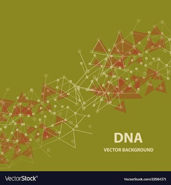 Isolated colorful chemical cells logo genetic vector image