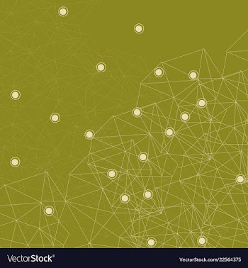 Isolated colorful chemical cells logo genetic vector image