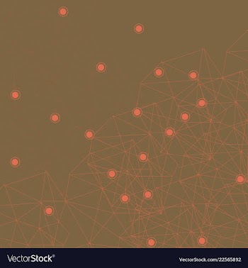 Isolated colorful chemical cells logo genetic vector image